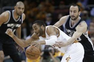 En la vuelta de Gin�bili, los Spurs vencieron a Cleveland