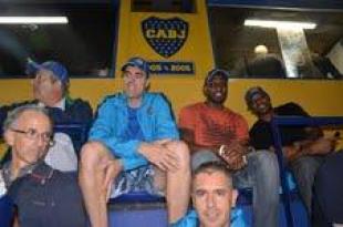 El b�squet de Boca presente en La Bombonera