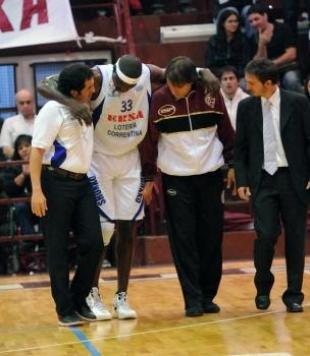 Kant� con esguince grado dos de rodilla