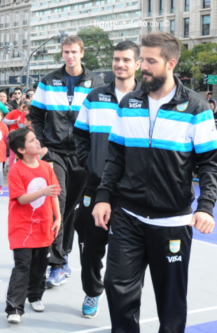 La Selecci�n cop� el Obelisco