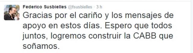 Susbielles decidi� ser candidato y se calienta el clima interno