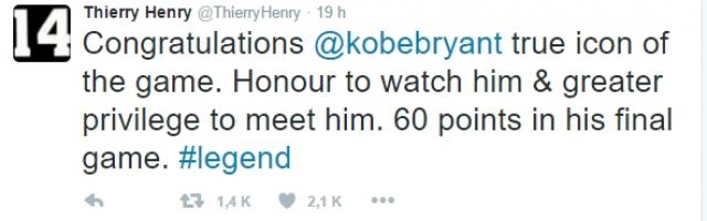 El f�tbol tambi�n habl� de Kobe