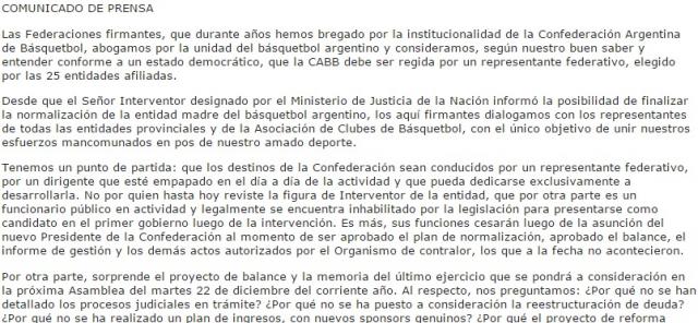 Siete Federaciones no se presentar�n en la Asamblea