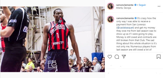 Ram�n lleg�, cobr� y vol�