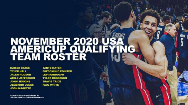 Estados Unidos con plantel confirmado