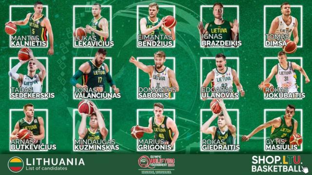 Eslovenia y Lituania comunicaron sus listas para el Preol�mpico