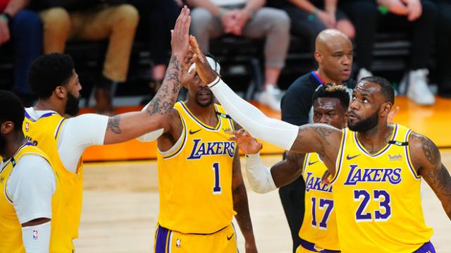 Despert� el campe�n: Lakers igual� la serie ante Phoenix