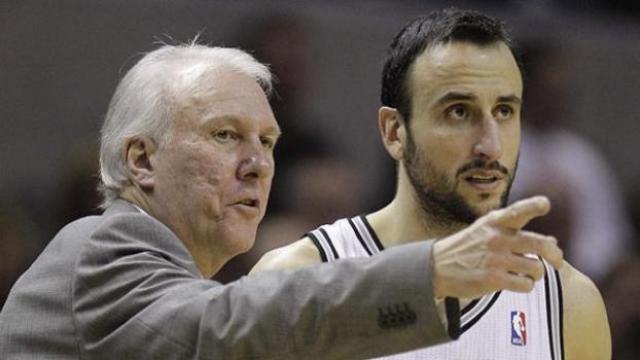 Gin�bili de nuevo en las canchas