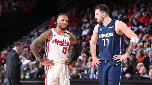 Dallas fren� el momento de Lillard