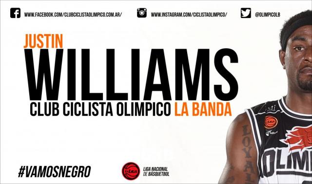 Justin Williams sigue en Ol�mpico