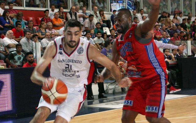 San Lorenzo pis� fuerte en Santiago