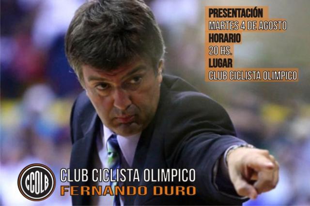 Fernando Dur� ser� presentado el martes