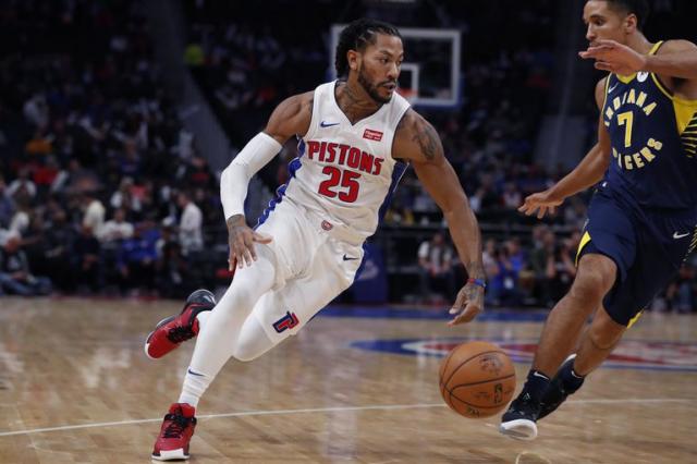 Pistons gan� con Rose como abanderado