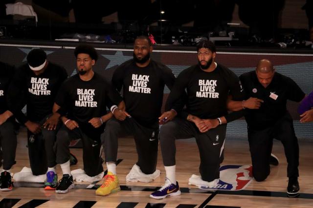 Black Lives Matter: la emocionante presentaci�n de la NBA