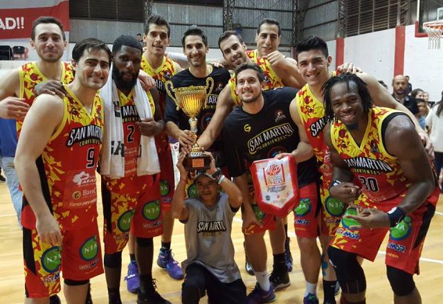 San Mart�n cerr� sus amistosos  con importante victoria ante Quimsa