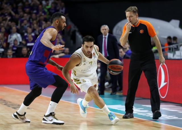 Real Madrid se llev� el cl�sico, Baskonia de capa ca�da