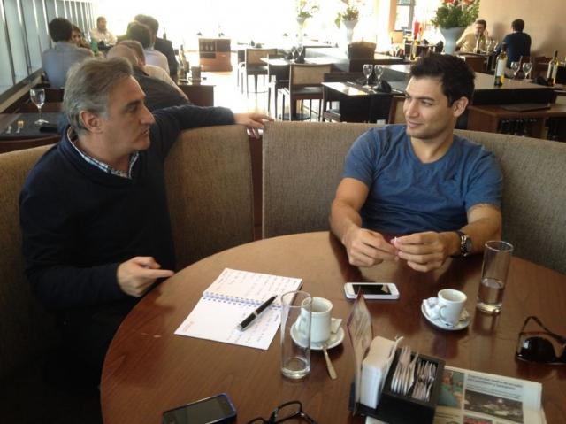 Julio Lamas se reuni� con Delfino en Santa Fe