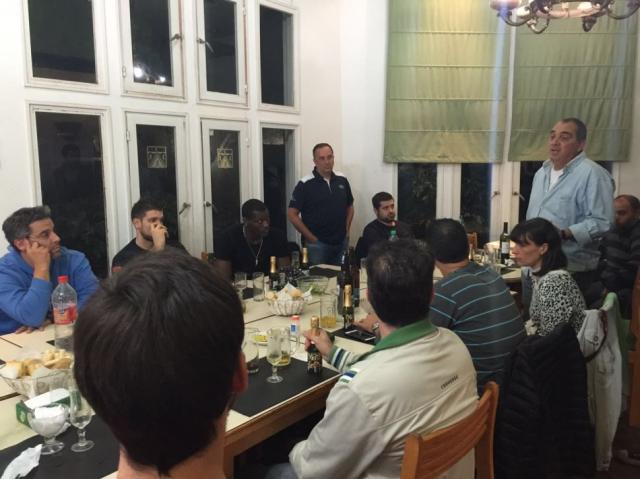 Ferro despidi� su temporada con una cena