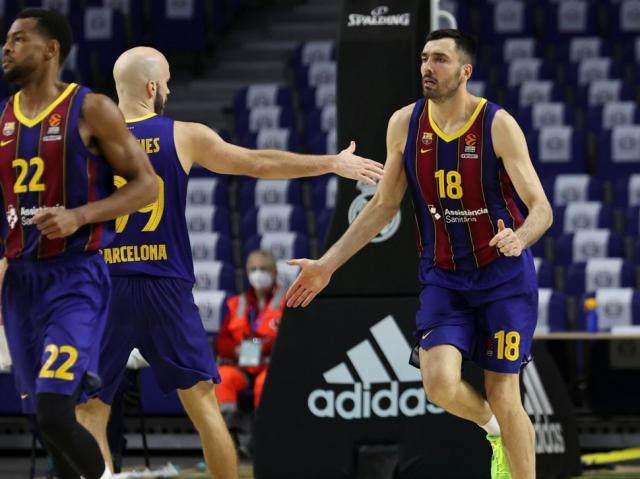 Barcelona domin� a Real Madrid y lidera la Euroliga