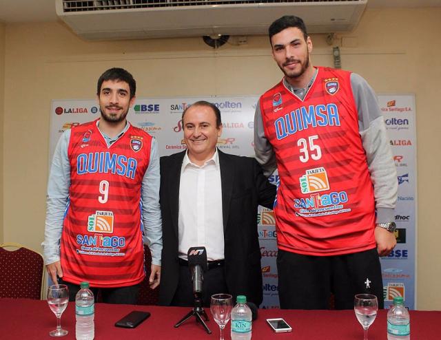 Quimsa present� a Acu�a y Brussino