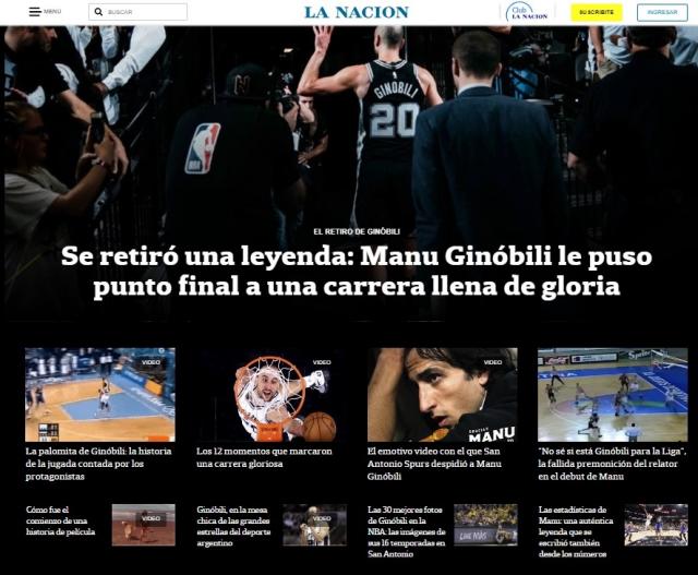 Manu seg�n los medios