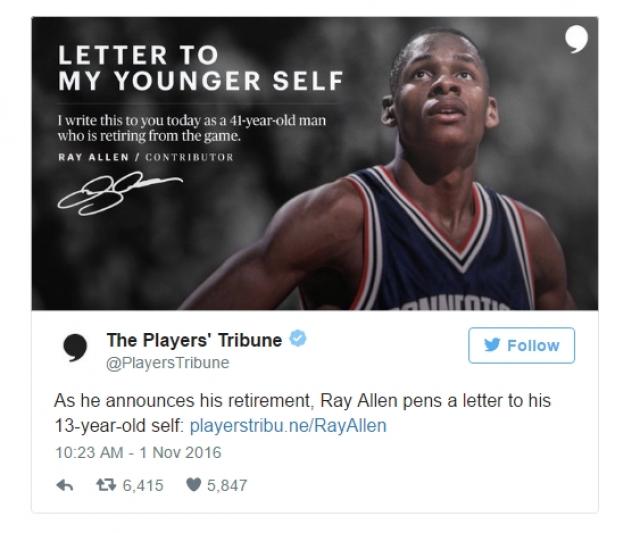Ray Allen anunci� su retiro