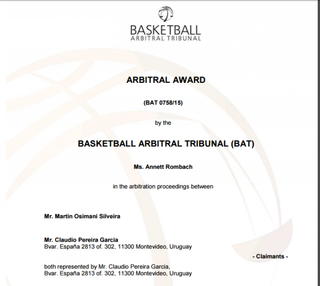 Pe�arol perdi� un juicio contra Osimani