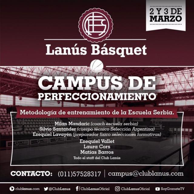 Lanus le da la bienvenida a la escuela Serbia