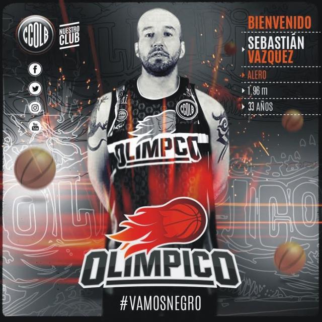 Sebasti�n V�zquez es la nueva ficha de Ol�mpico