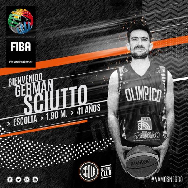 Sciutto refuerza a Ol�mpico para la Sudamericana