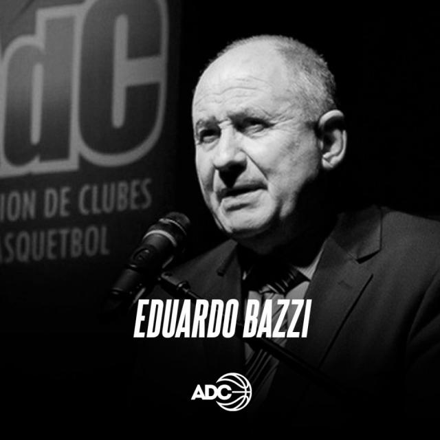 Triste noticia para el b�squet: Falleci� Eduardo Bazzi