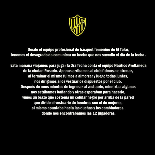 Repudiable hecho en el b�squet femenino