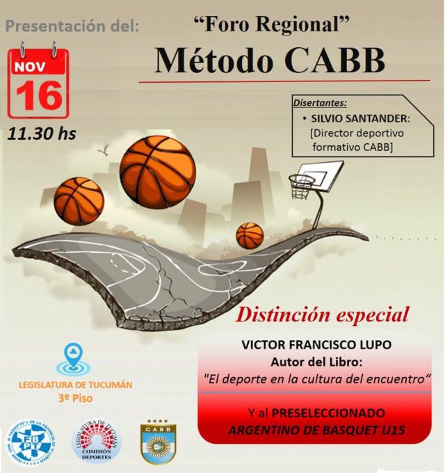 Tucum�n recibe la Preselecci�n U15 y el M�todo CABB