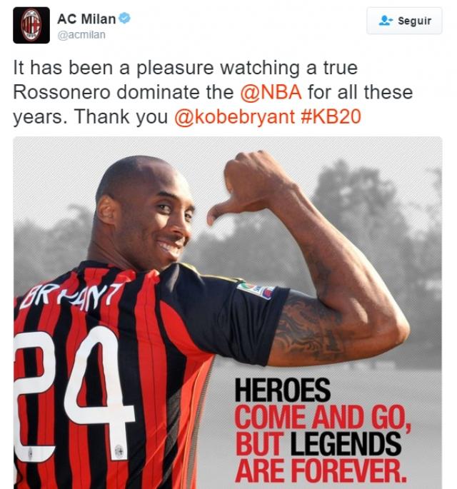 El f�tbol tambi�n habl� de Kobe