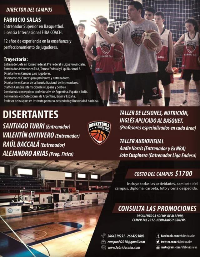 Inscripci�n abierta para el Training Camp 2018