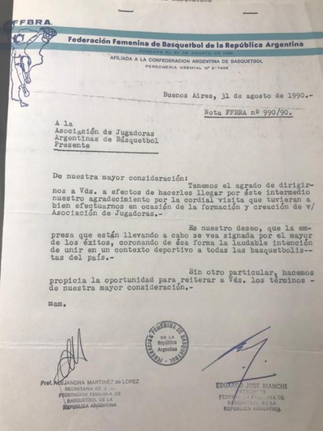 El d�a que las jugadoras argentinas tuvieron su asociaci�n