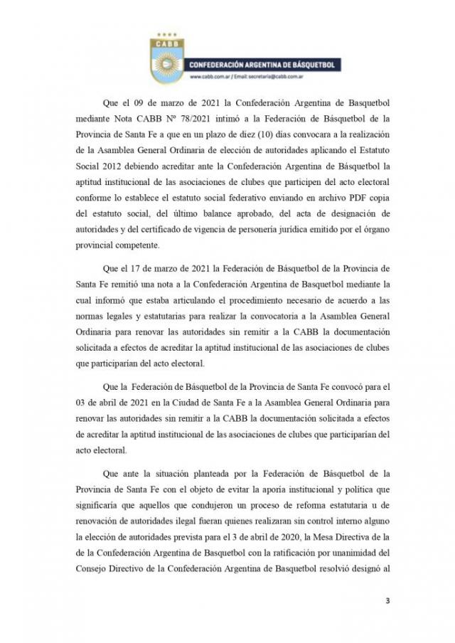 Se quebr� la relaci�n: CABB expuls� a la Federaci�n de Santa Fe