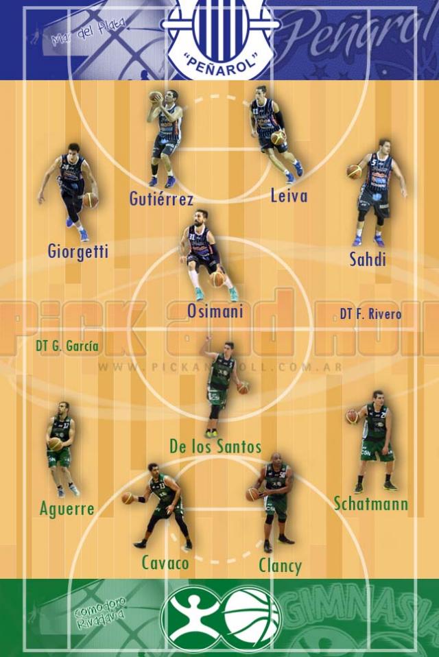 Pe�arol (1) -  Gimnasia (2) (Semifinal- Sur - juego 4)