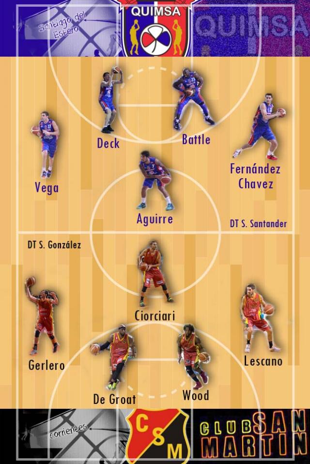 Quimsa - San Mart�n (Final -  Norte - Juego 1)