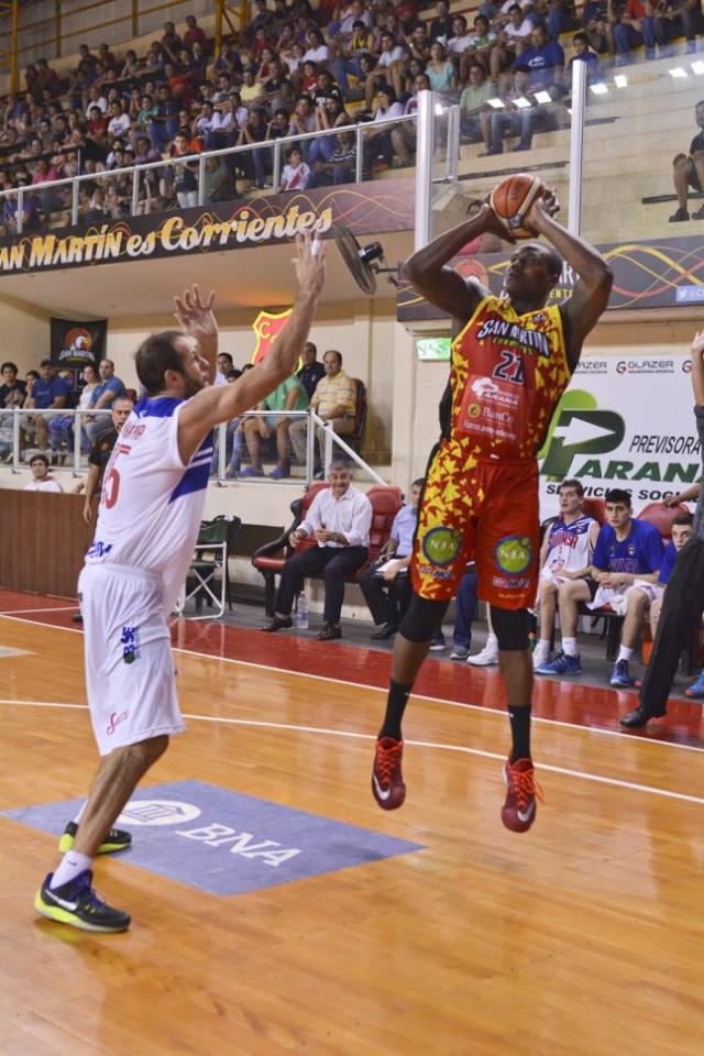 San Mart�n reaccion�, gan� y festej� ante Quimsa